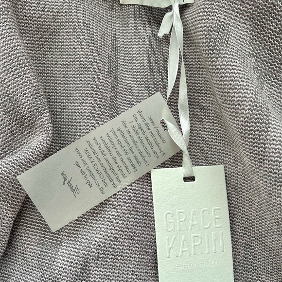 Grace Karin Pink Leopard Print Open Front Cardigan Size Small- Like New - Picture 3 of 4